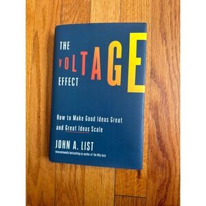 The Voltage Effect John A List Hardcover Economics Business Scaling Book